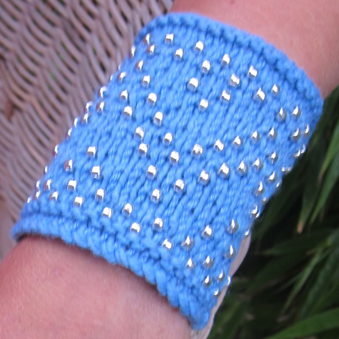 Glow Beaded Wristlet